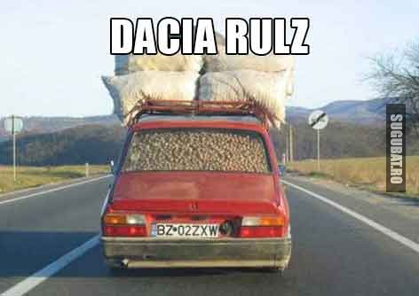 Dacie incarcata full - Dacia Rulz