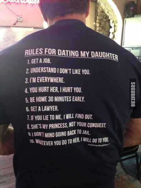 Reguli pentru a iesi cu fata mea