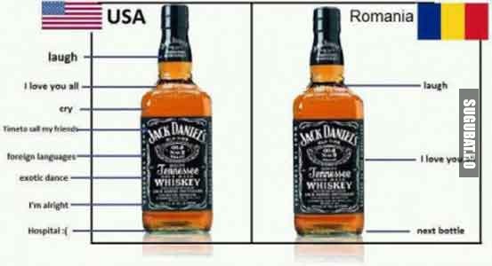 Comparatie wisky: America vs Romania