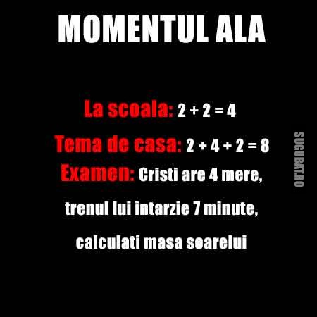 Momentul ala la scoala