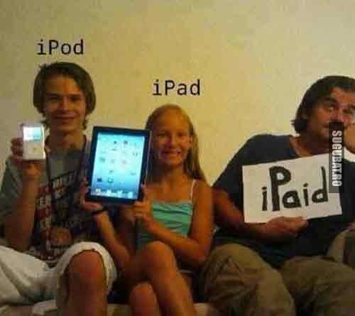 Fiecare cu ce poate: iPod vs iPad vs iPaid