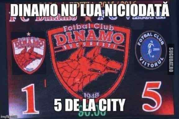 Dinamo de la City niciodata!!