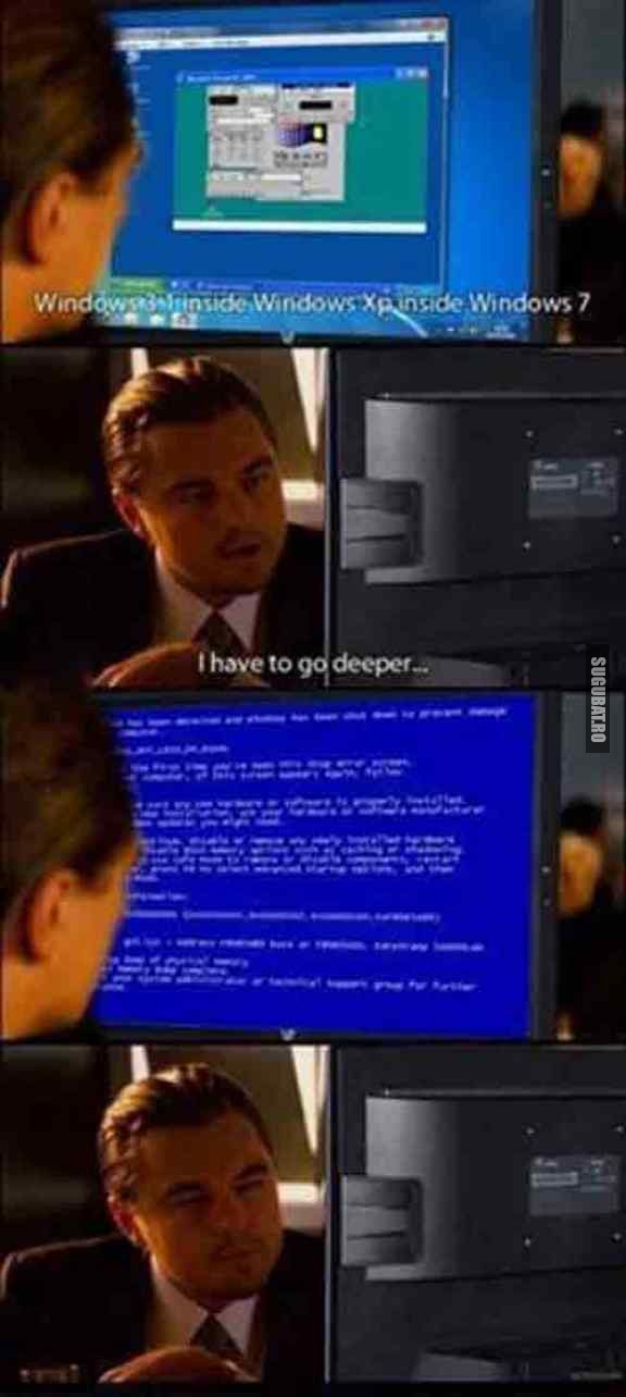 Leonardo DiCaprio vs. Windows