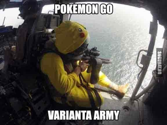 Pokemon Go - Varianta Army