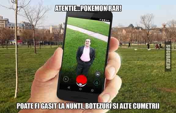 Atentie, pokemon rar!