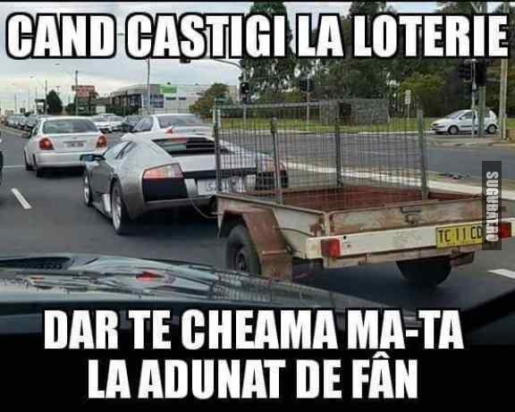 Macar sa castigi la loto!