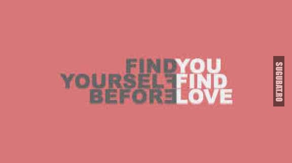 Find yourself before