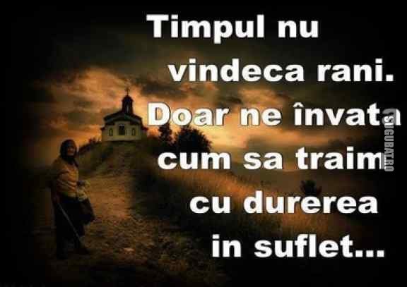 Timpul nu vindeca rani