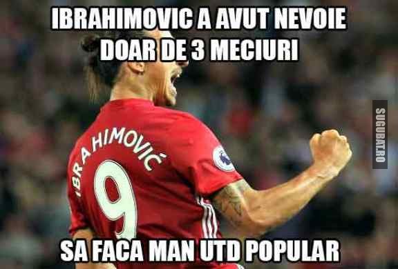 Ibrahimovic la Man Utd