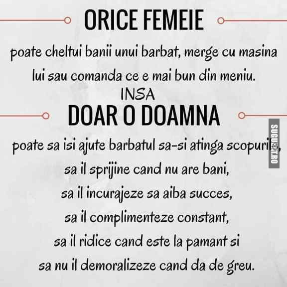 O femeie  /  o doamna