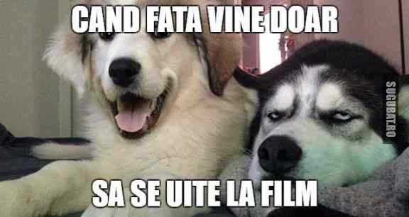 Cand fata vine doar sa se uite la film