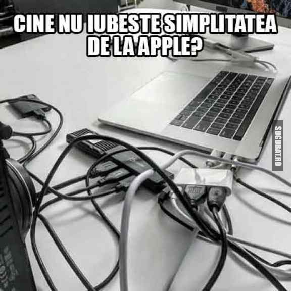 Cine nu iubeste simplitatea de la Apple?