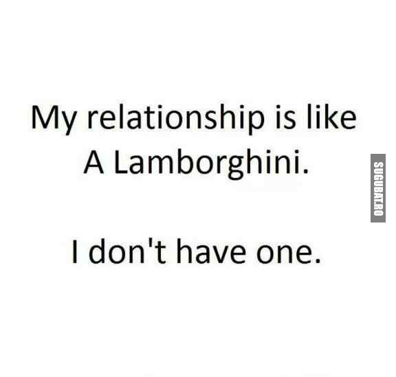 Relationship/lamborghini