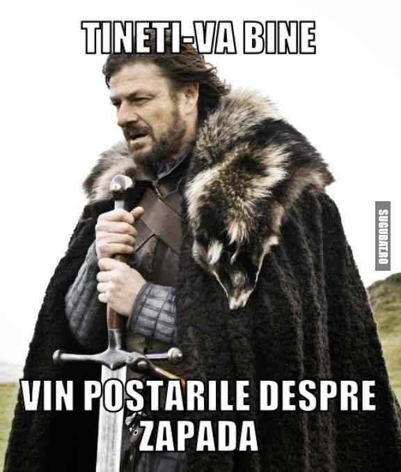 Vin postarile despre zapada