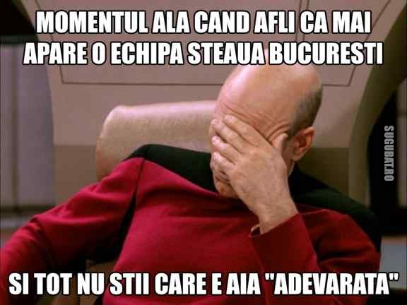 Cand afli ca mai apare o echipa Steaua Bucuresti