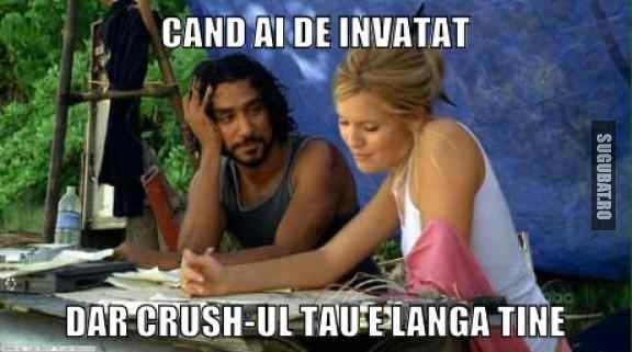 Cand ai de invatat, dar crush-ul tau e langa tine