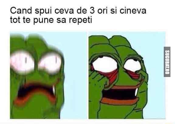 Cand te pune cineva sa repeti