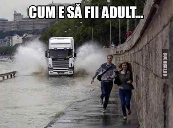 Cum e sa fii adult...