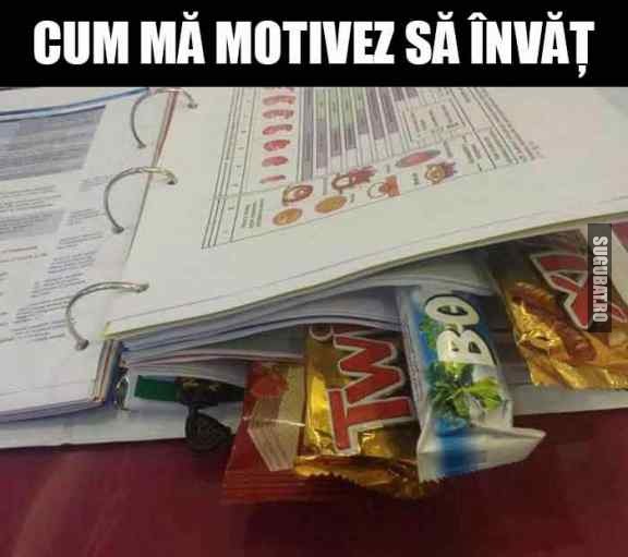 Cum ma motivez sa invat