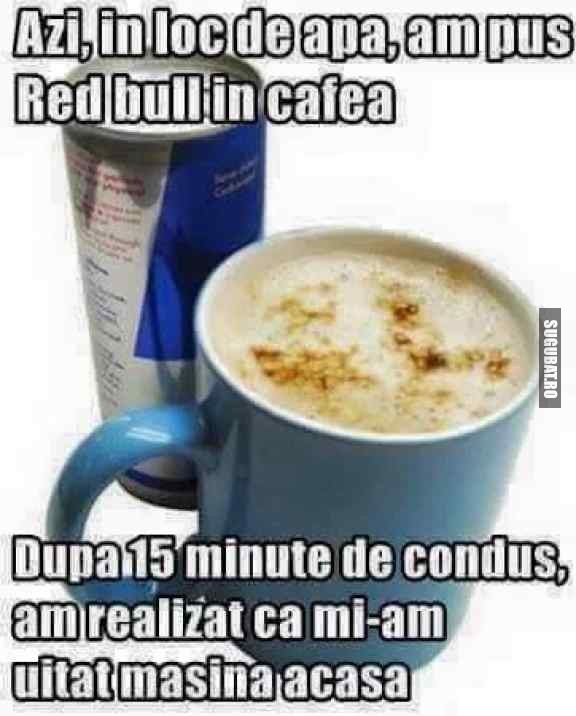 Red Bull in cafea :))
