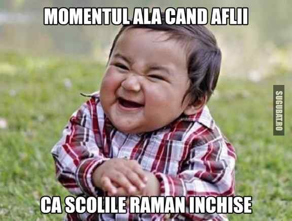 Cand aflii ca scolile raman inchise