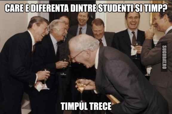 Glume de profesori: Diferenta dintre studenti si timp