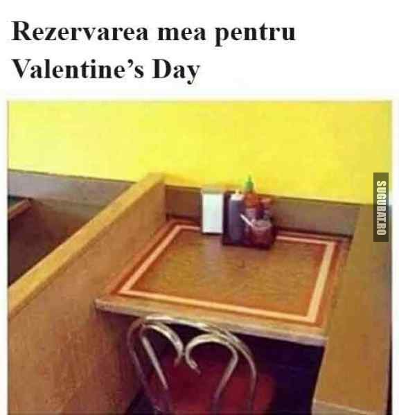 Rezervarea mea pentru Valentine's Day #ValentinesDay