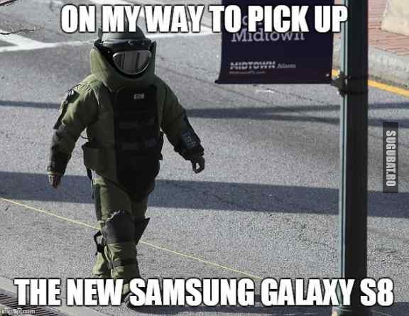 Cand te duci sa iti ridici noul Samsung Galaxy S8