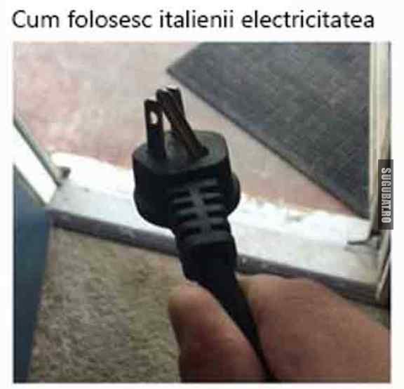 Cum folosesc italienii electricitatea