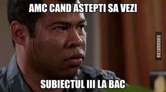 Cand astepti subiectul III la BAC