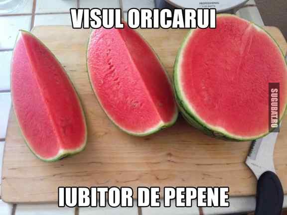 Visul oricarui iubitor de pepene