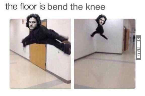 The floor is bend the knee ? #GameOfThrones