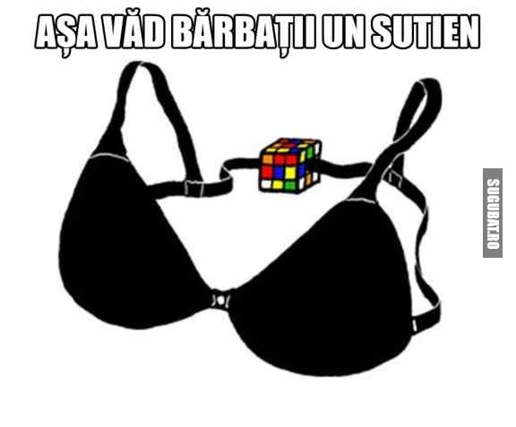 Asa vad barbatii un sutien