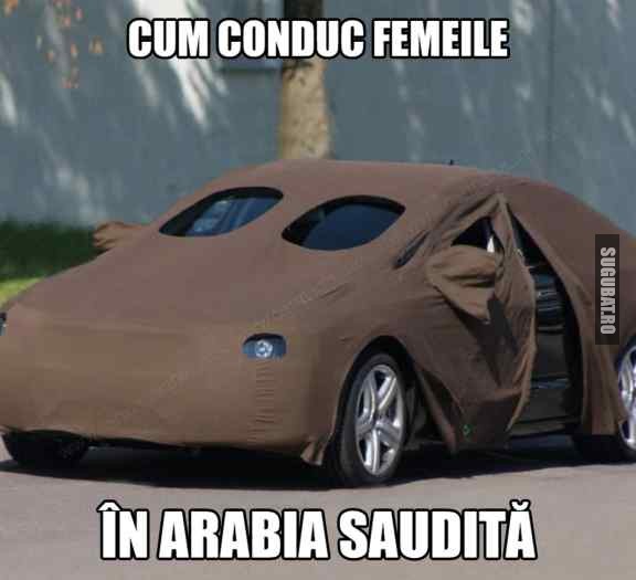 Cum conduc femeile in Arabia Saudita