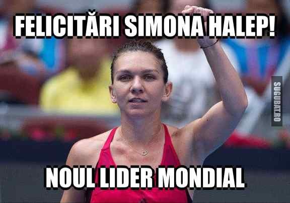 Simona Halep este noul lider mondial