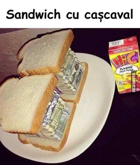 Sandwich cu cascaval