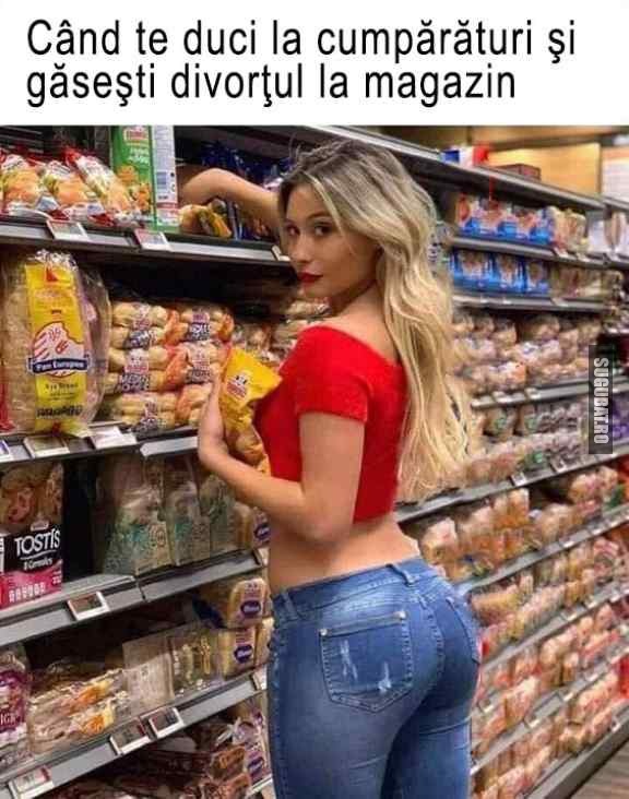 Cand gasesti divortul la magazin