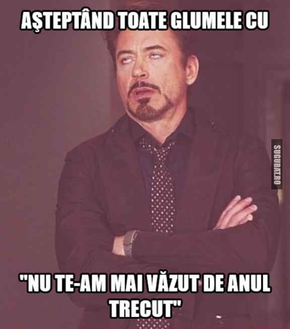 Sa vina toate glumele cu anul trecut