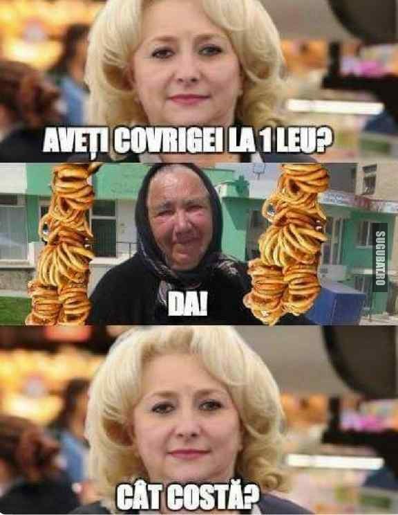 Viorica Dancila la cumparaturi