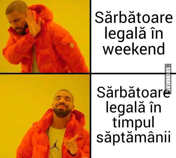 O sărbătoare în weekend e o sărbătoare pierdută