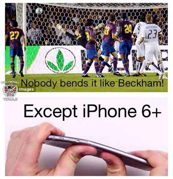 Nimeni nu o indoaie ca Beckham, exceptand iPhone 6